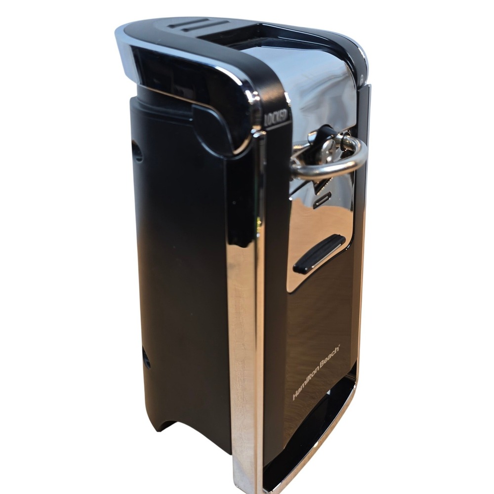 Hamilton Beach Electric Can Opener 76606Z Retractible Cord new, open box Black